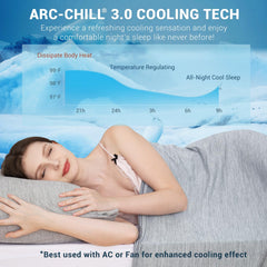 Elegear gros plan tissu Arc-Chill 3.0 montrant texture et évacuation de chaleur