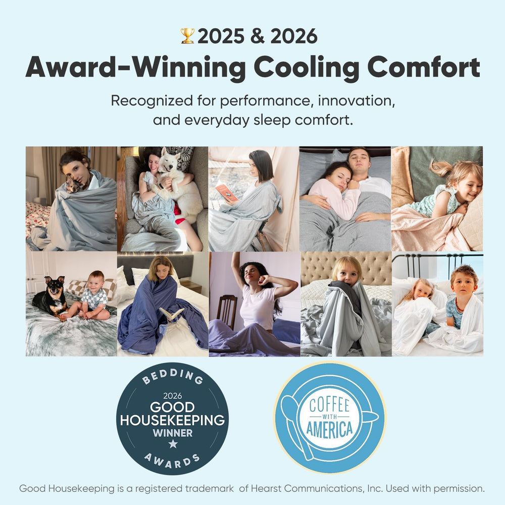 Elegear utilisée sur canapé pour sieste fraîche et confortable