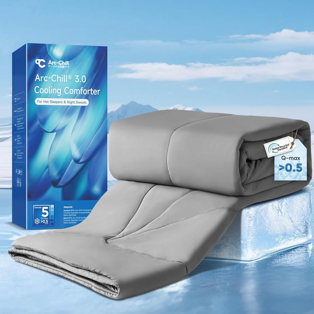 Elegear vue avant de la couette queen montrant finition et couleur, confort immédiat