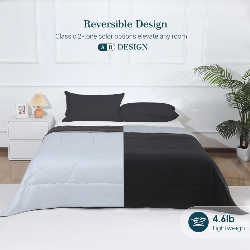 Elegear couette en usage sur lit double pour nuits plus fraîches