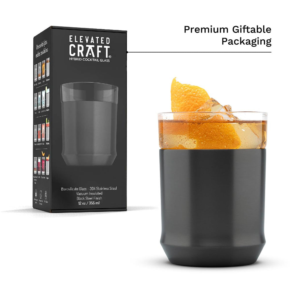 Elevated Craft emballage cadeau soigné prêt à offrir pour amateurs de cocktails