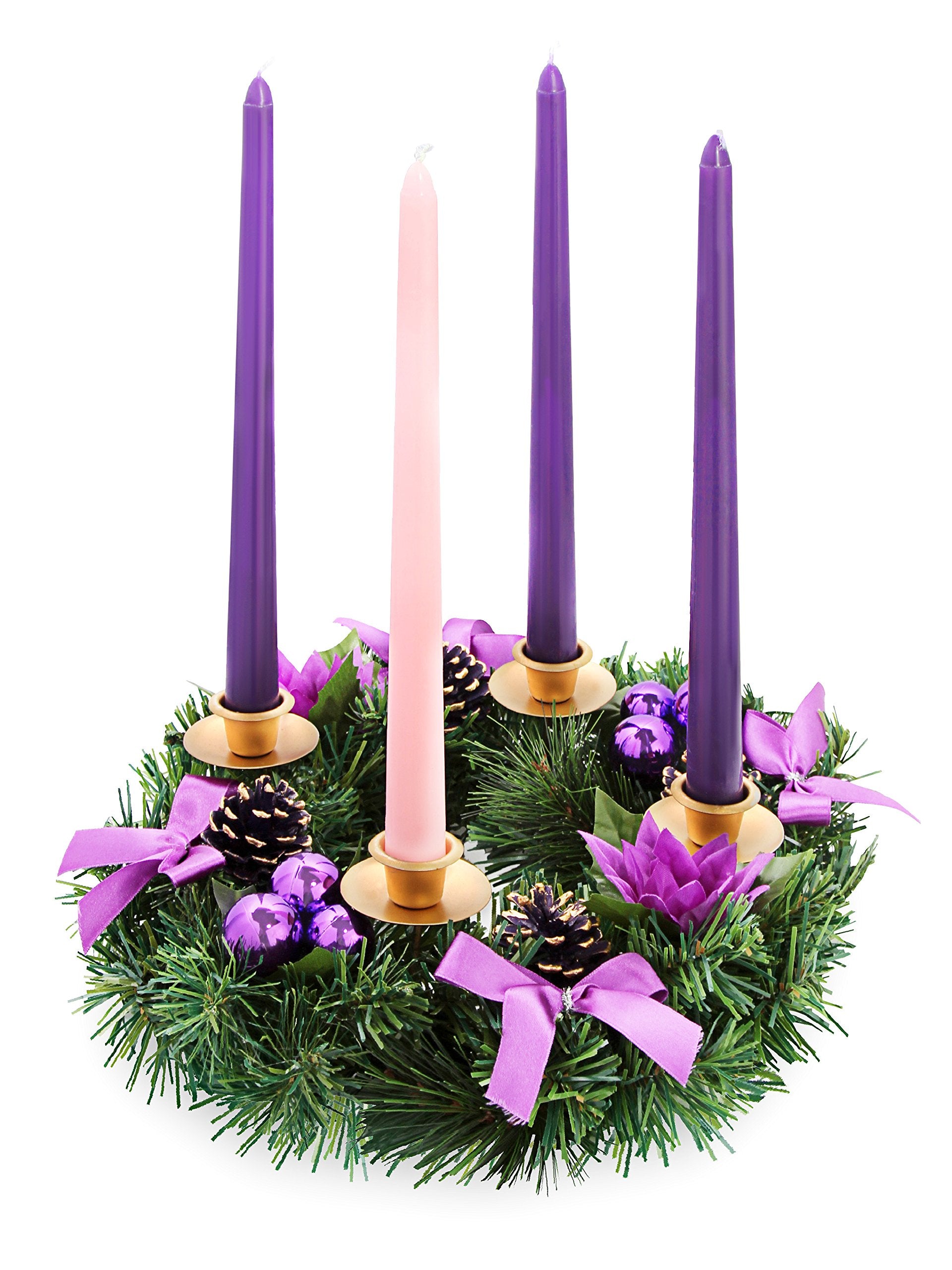 Elite Holiday Products couronne posée sur une table de Noël montrant ambiance chaleureuse