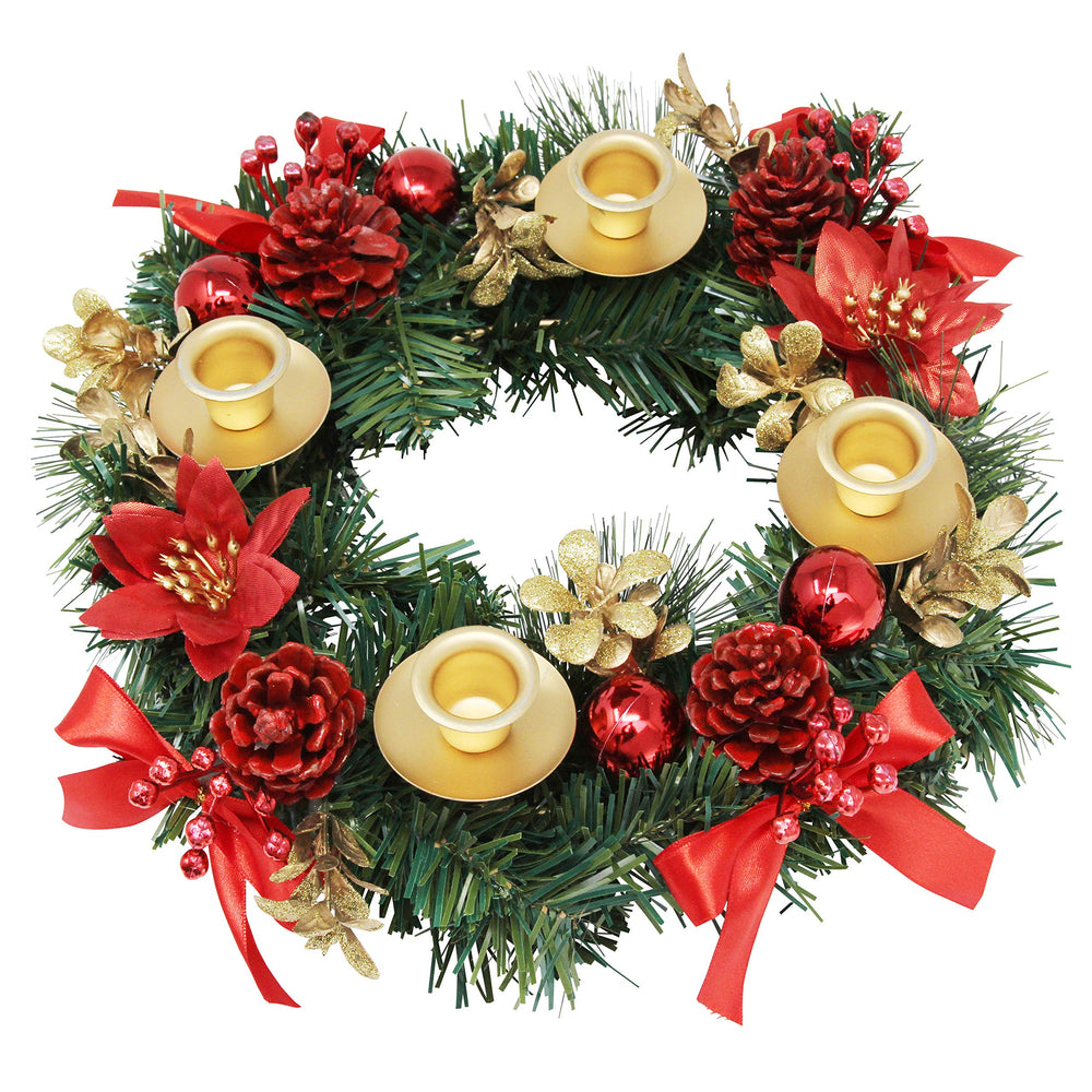 Elite Holiday Products couronne en usage centre de table créant ambiance chaleureuse