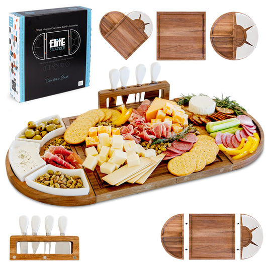 The Elite Snacker planche face montrant la grandeur et l’esthétique naturelle
