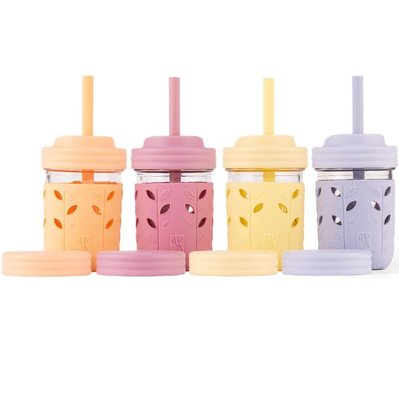 Elk and Friends verre en verre de face montrant finition et capacité, pratique pour les enfants