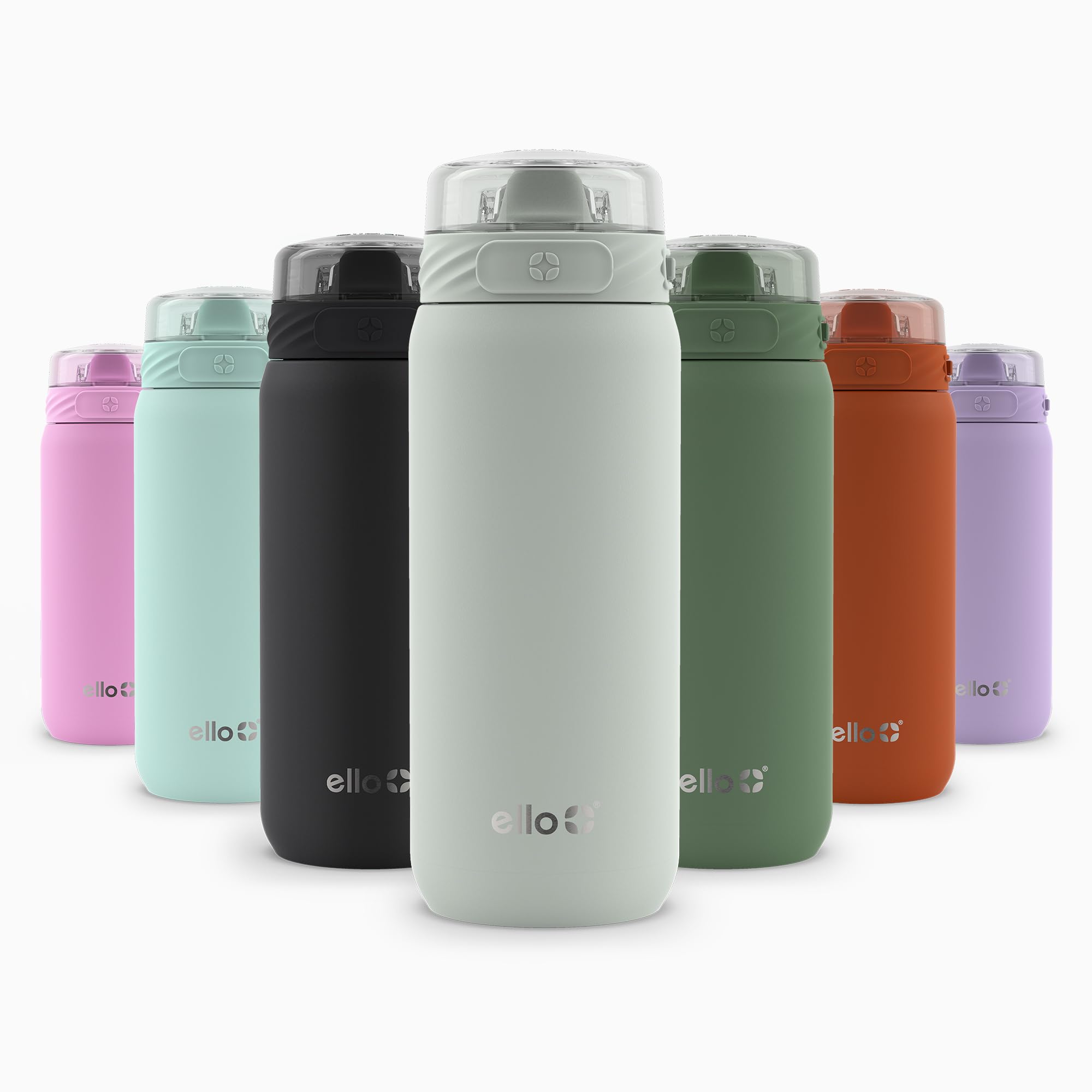 Ello Cooper vue avant sage montrant bouchon verrouillable et design pratique