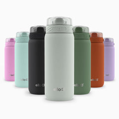 Ello Cooper vue avant sage montrant bouchon verrouillable et design pratique