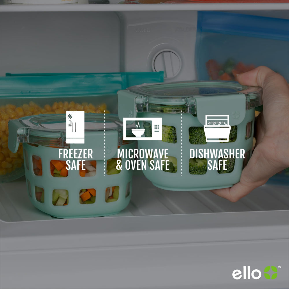 Ello Duraglass comparaison avec main montrant capacité 2 tasses claire