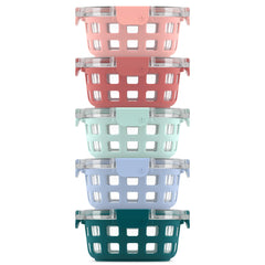 Ello Duraglass face produit montrant le lot complet et la couleur melon