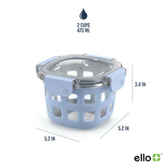 Ello Duraglass contenant yaourt prêt à emporter, Ello facilite repas