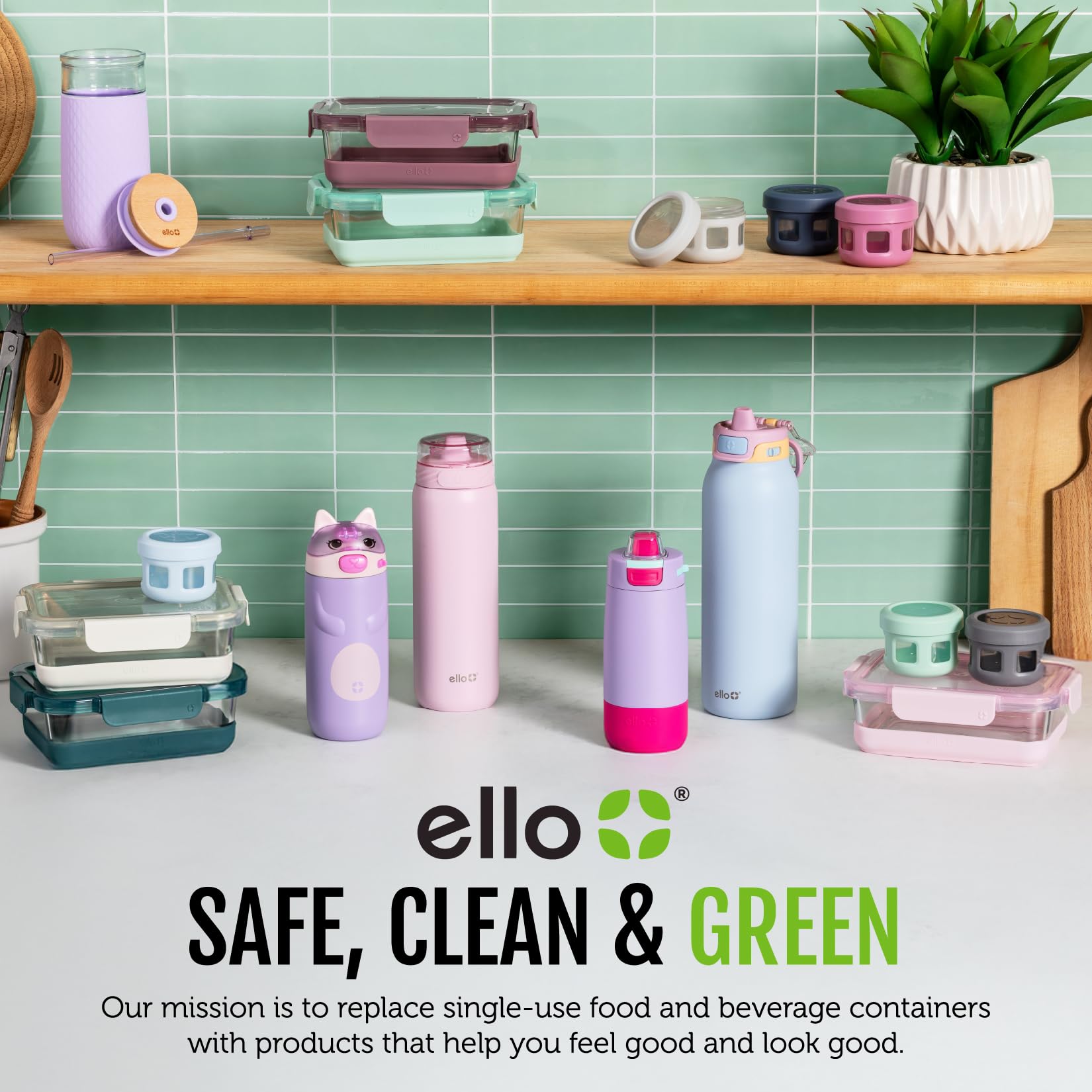 Ello Duraglass rangé au réfrigérateur gardant les aliments frais