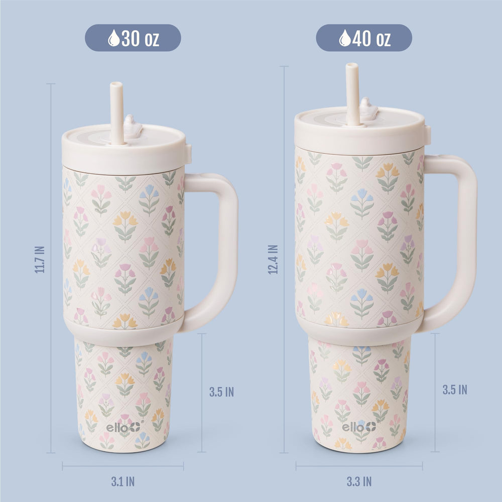 Ello Oasis coupe montrant double paroi isolante, garde boissons froides