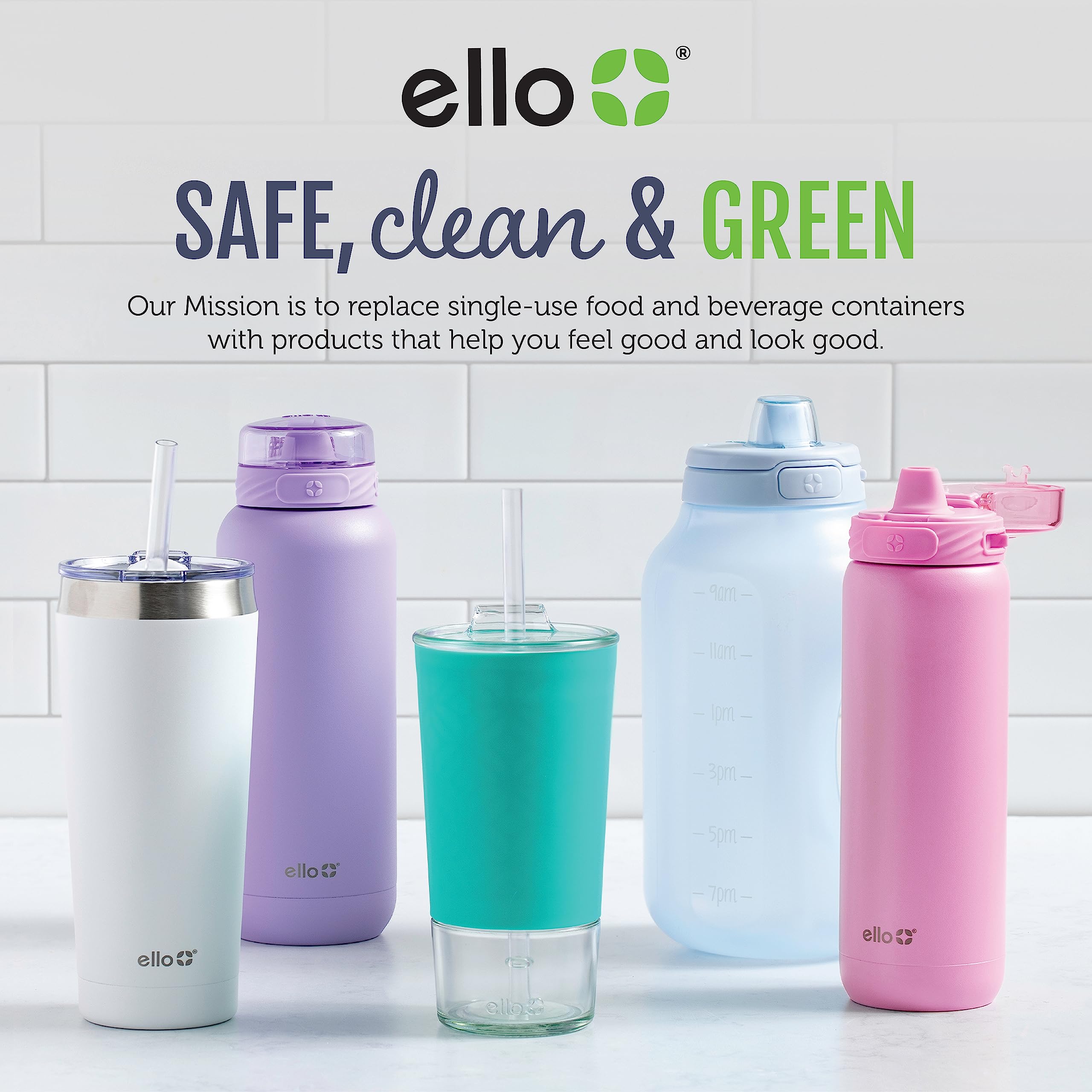 Ello packaging et étiquette soulignant informations produit
