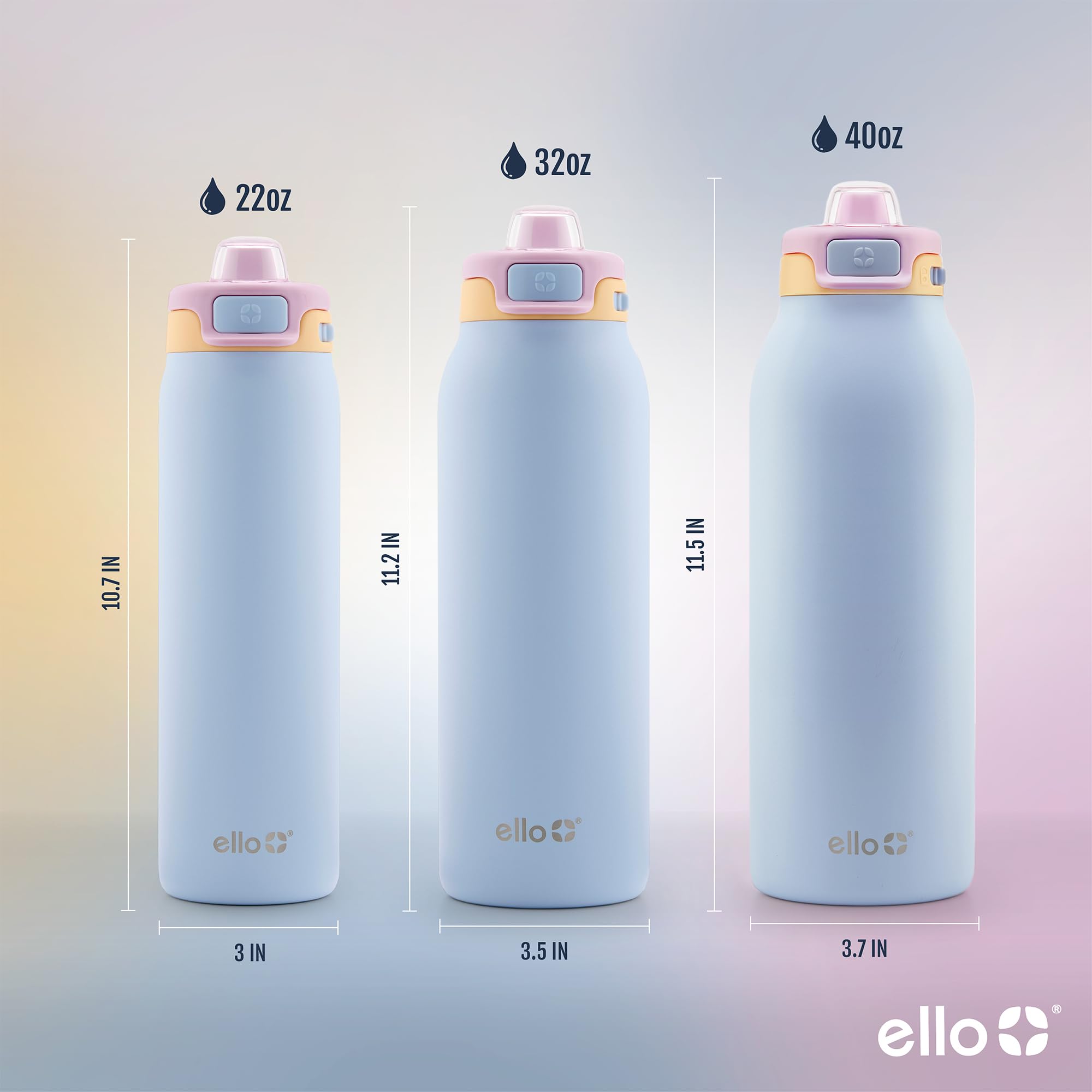Ello Pop & Fill anneau de transport tenu à la main pour port pratique