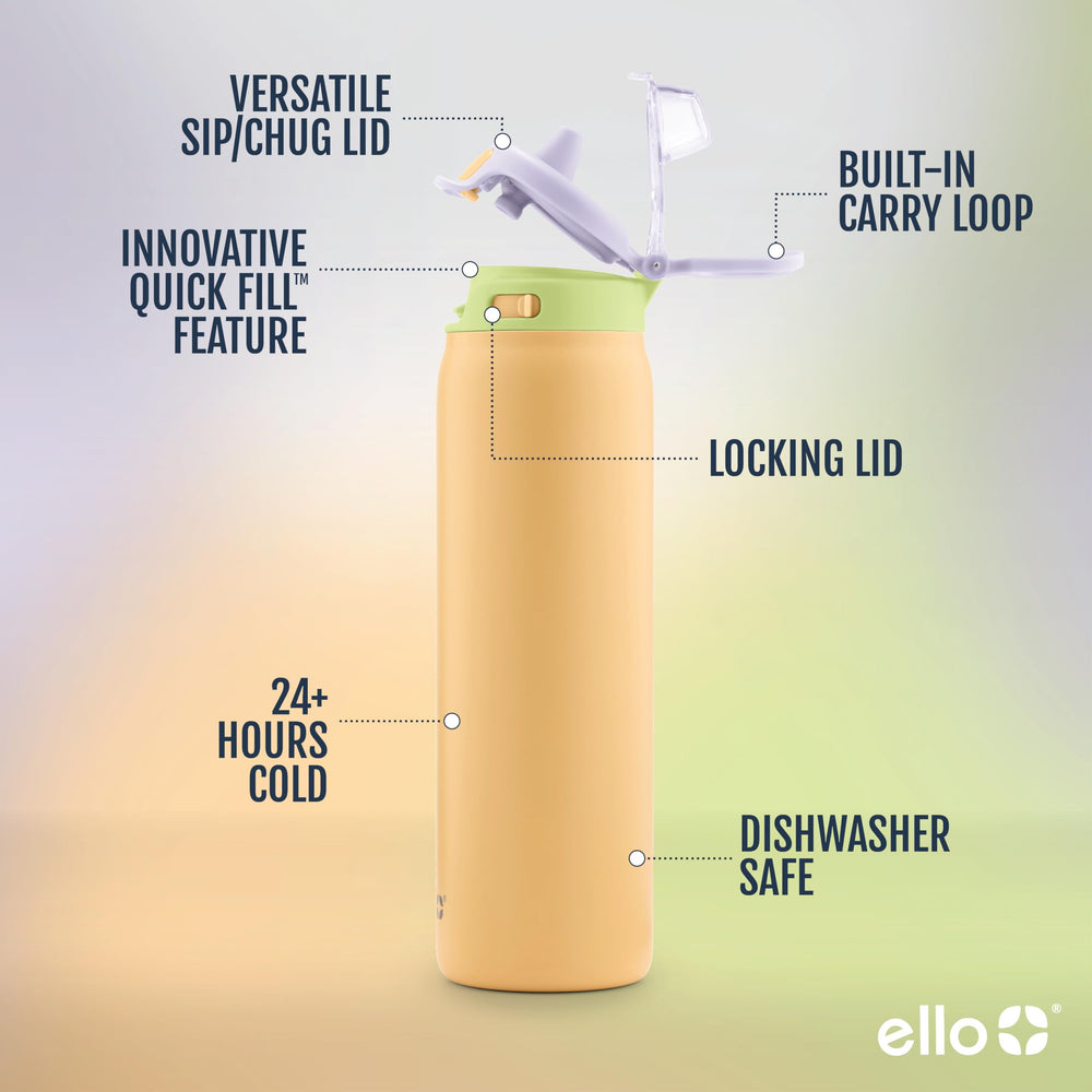 Ello bec en silicone gros plan pour boire facilement et confortablement