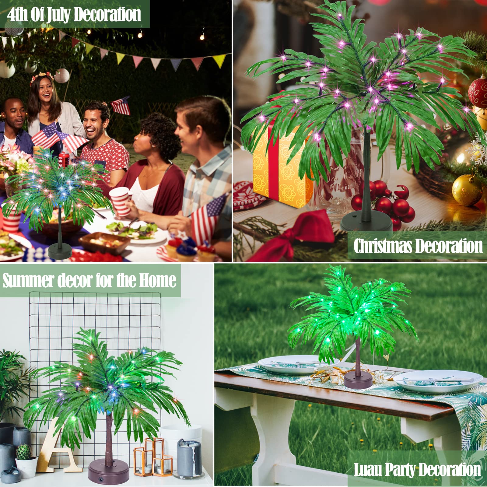 Elnsivo palmier mise en scène luau idéal pour décoration de fête