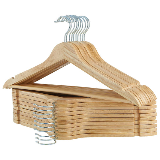 ELONG HOME cintre en bois face montrant finition lisse et avantage esthétique