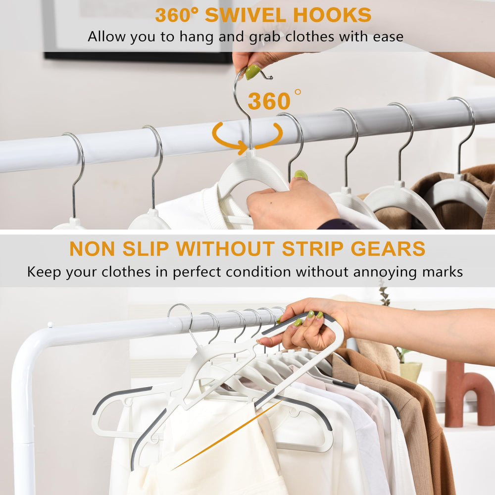 ELONG HOME cintre portant une robe, maintien stable sans glissement