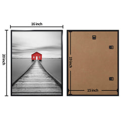 ELSKER&HOME vue arrière avec panneau MDF offrant un maintien stable de l’image