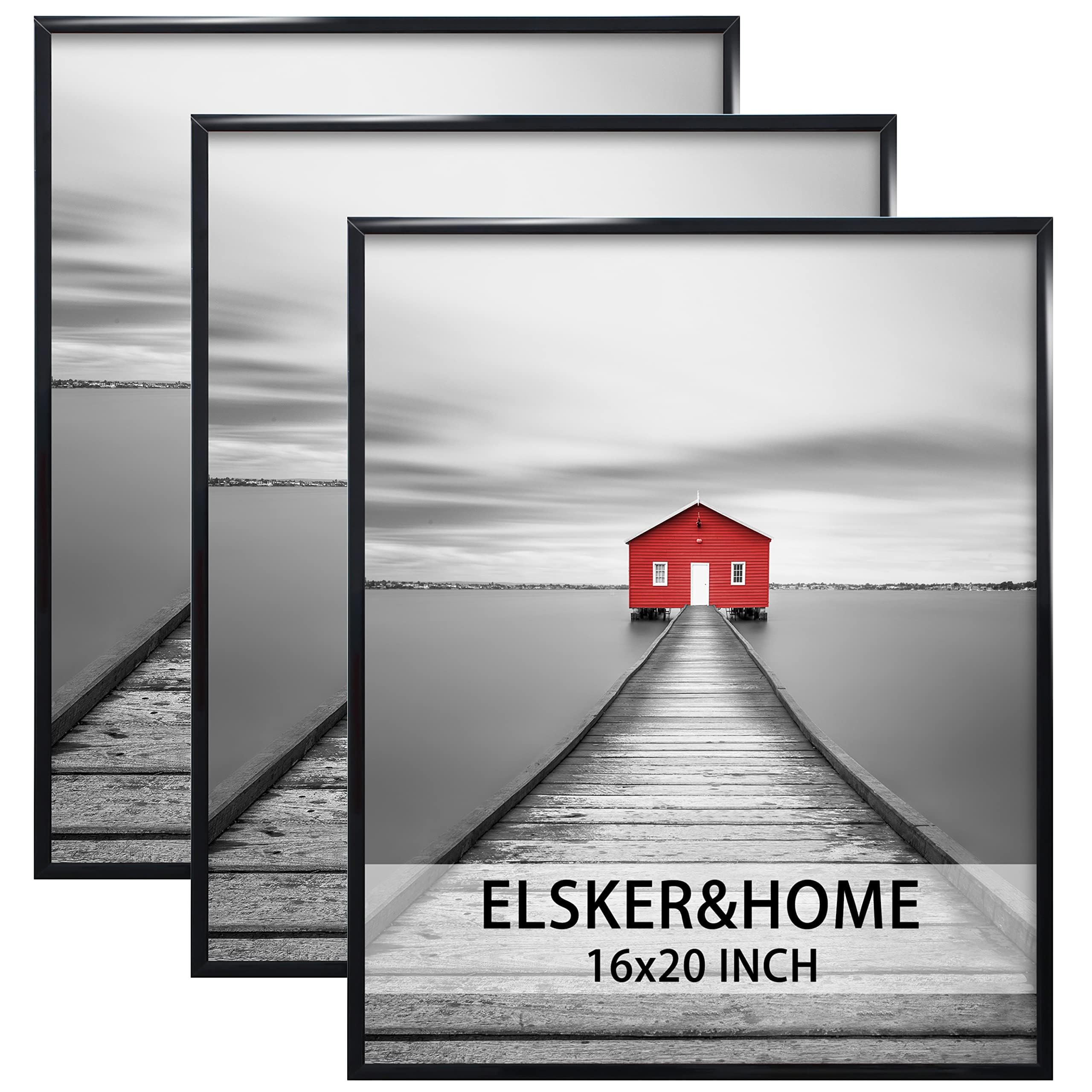 ELSKER&HOME cadre 16x20 vu de face mettant en valeur une affiche, fini élégant