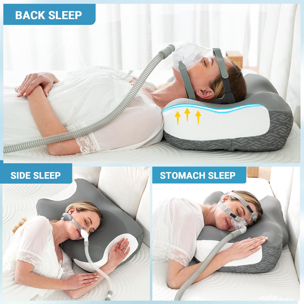 Elviros oreiller sur lit en contexte lifestyle favorisant meilleur sommeil