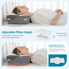 Personne utilisant Elviros pour lire, soutien cervical confortable