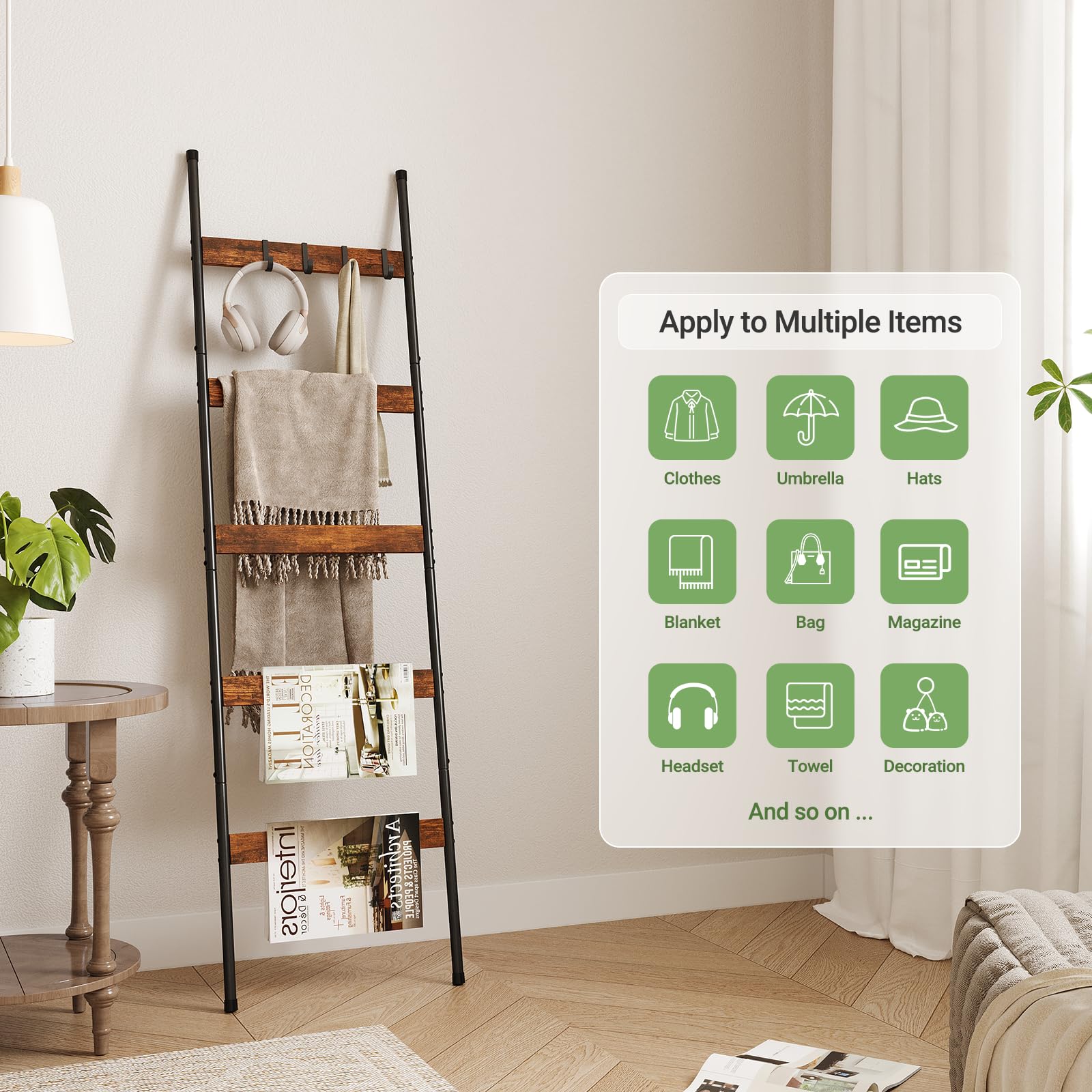 ELYKEN gros plan métal et bois pour durabilité et style