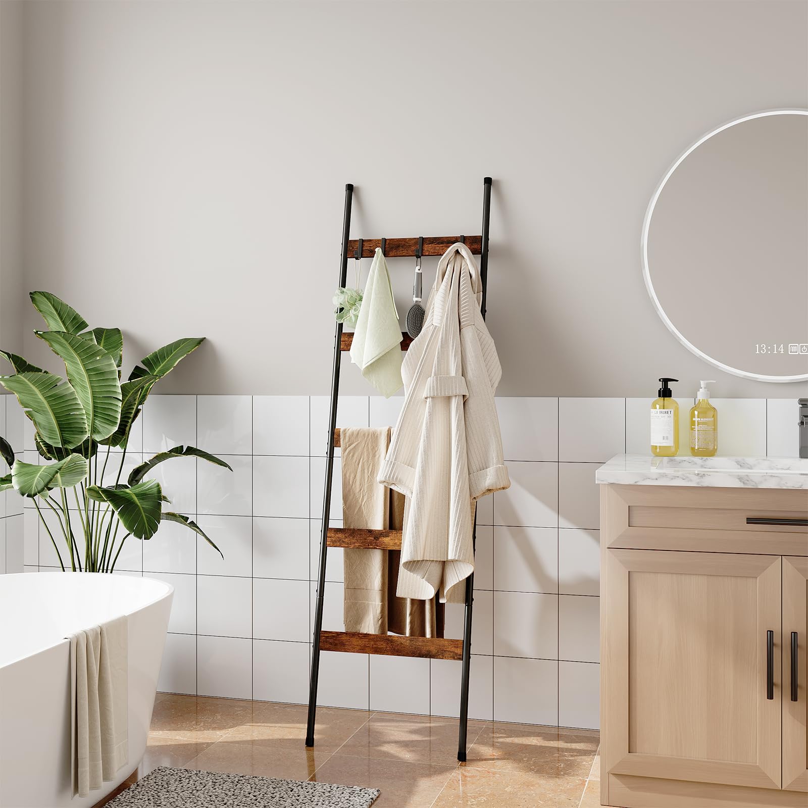 ELYKEN échelle dans salon optimisant espace et décoration