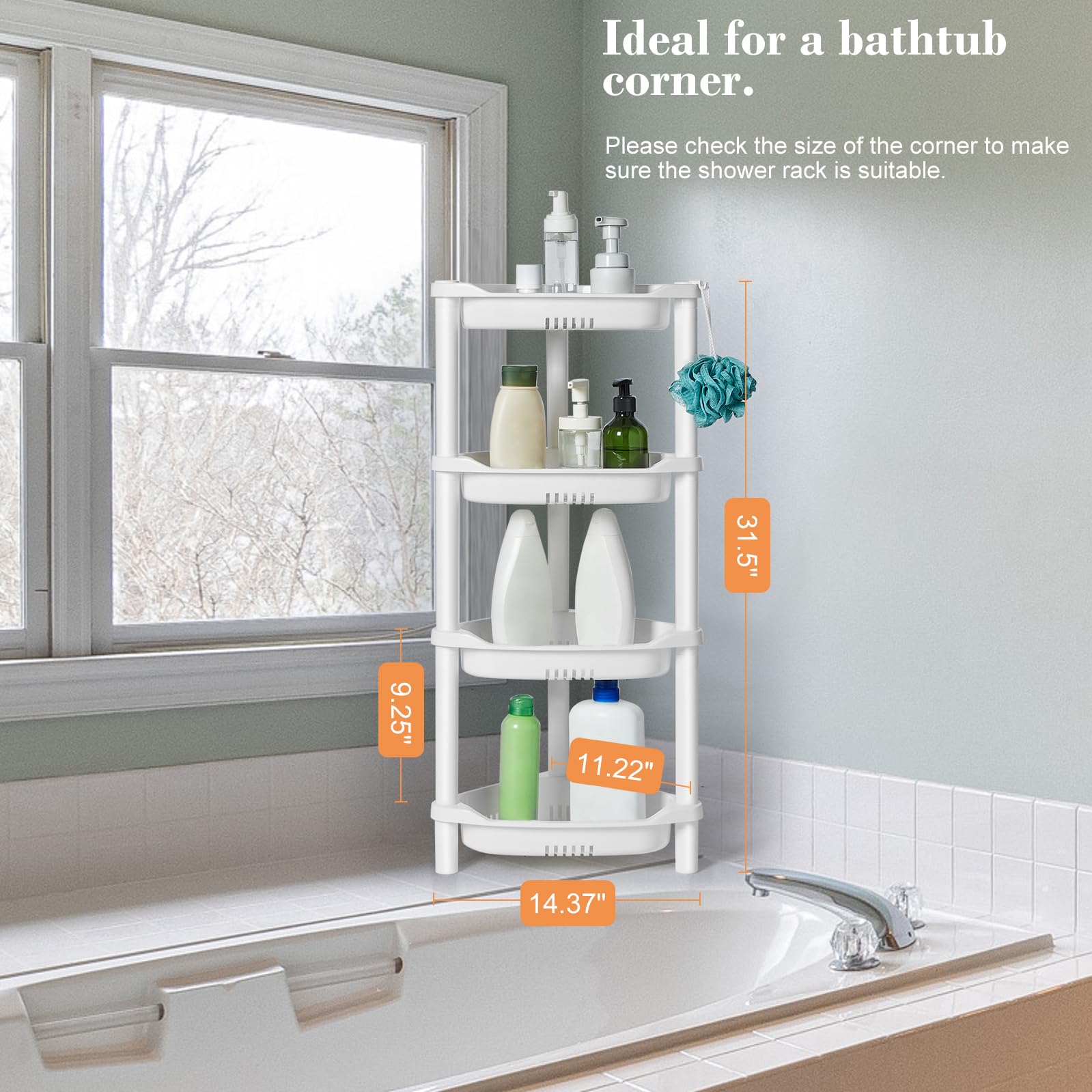 ELYKEN étagère en situation lifestyle améliorant rangement salle de bain