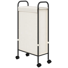 ELYKEN vue avant du panier à linge montrant compactage et rangement