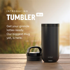 Ember Tumbler gros plan finition texturée offrant prise sûre et esthétique