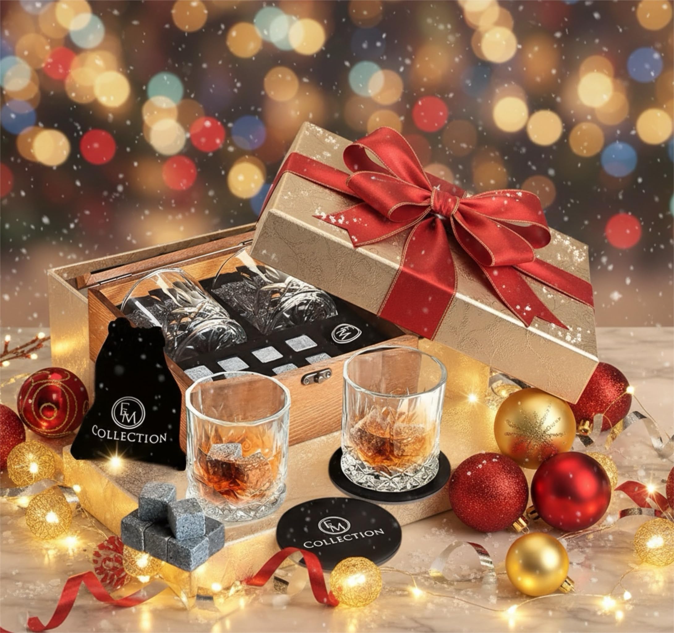 EMcollection deux verres positionnés côte à côte, design élégant pour dégustation