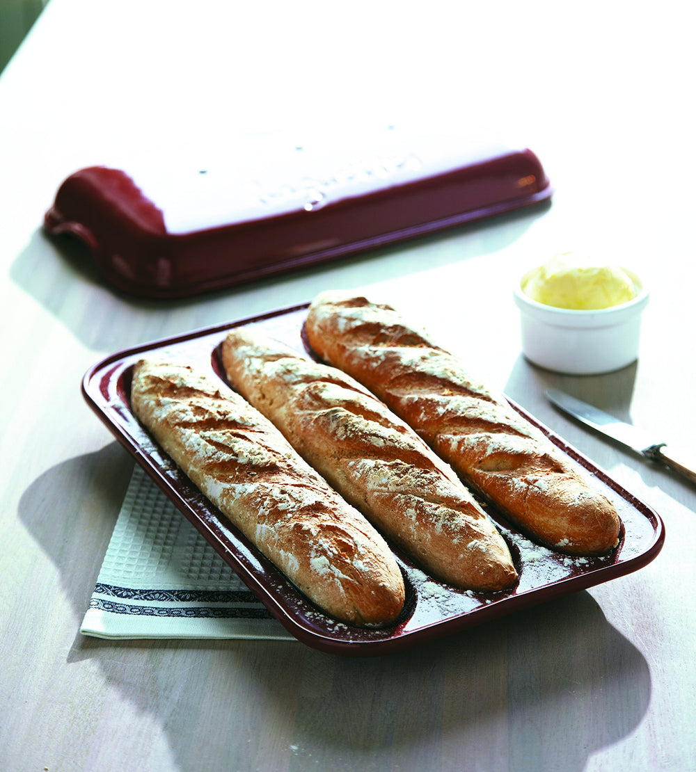 Emile Henry livret de recettes inclus pour réussir vos premières baguettes