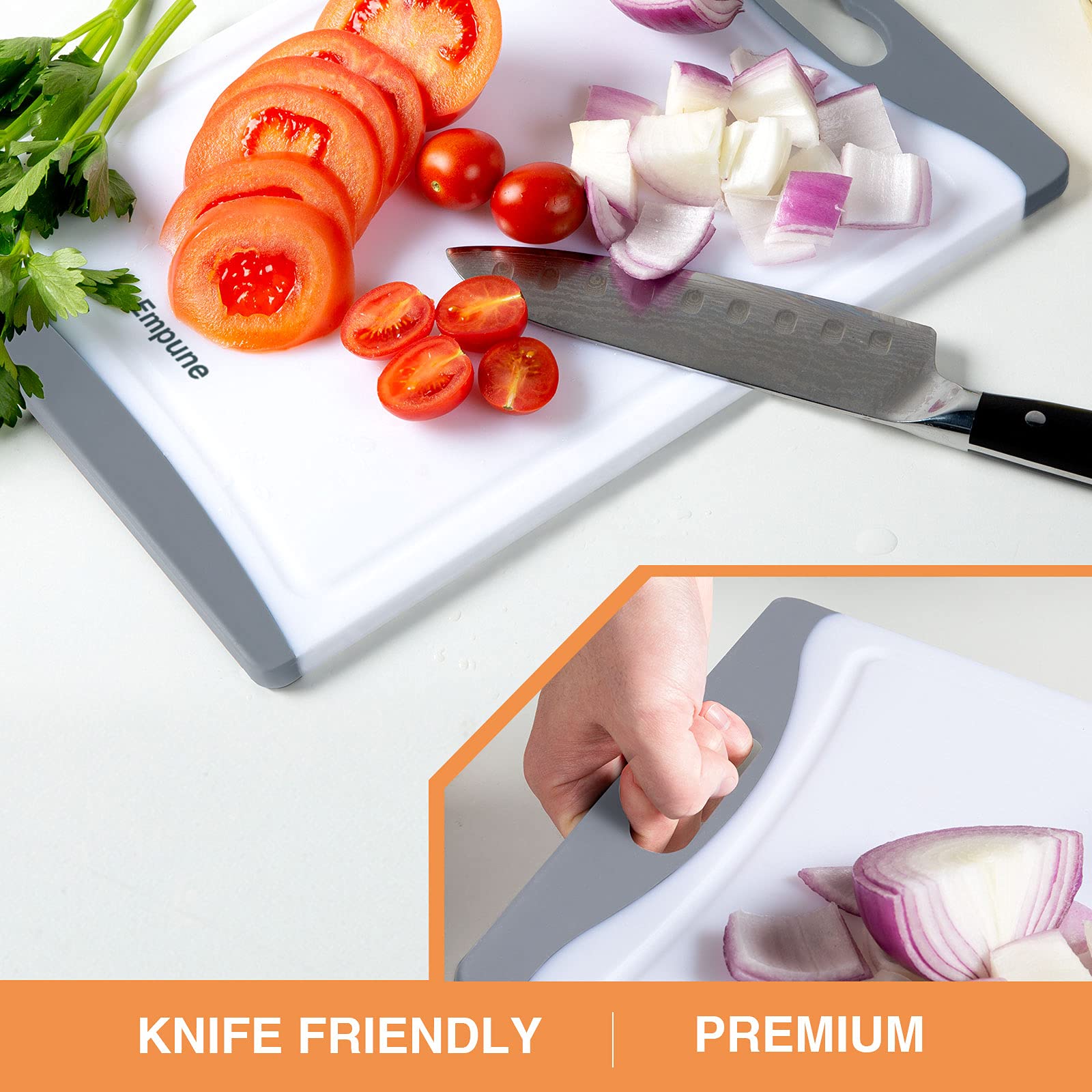 Empune comparaison de tailles illustrant flexibilité pour chaque recette