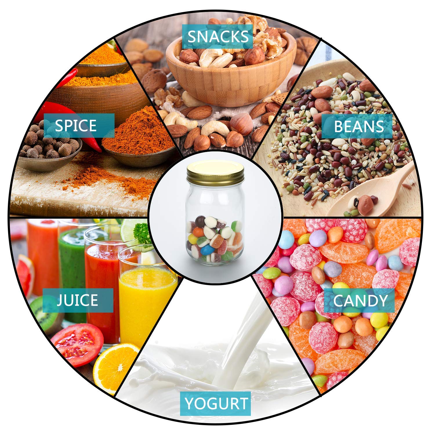 Encheng bocal rempli de confiture démontrant usage culinaire maison