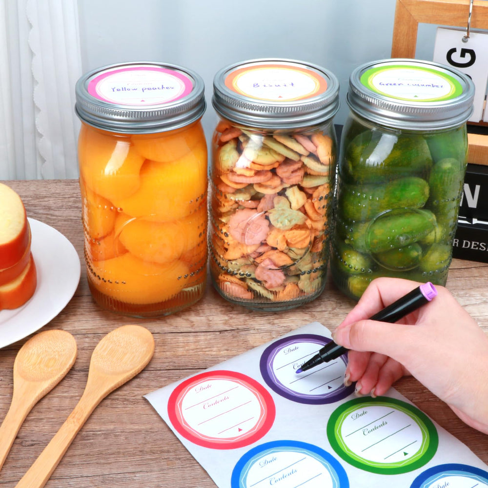 Encheng bocaux set 12 sur table pour présentation et cadeaux