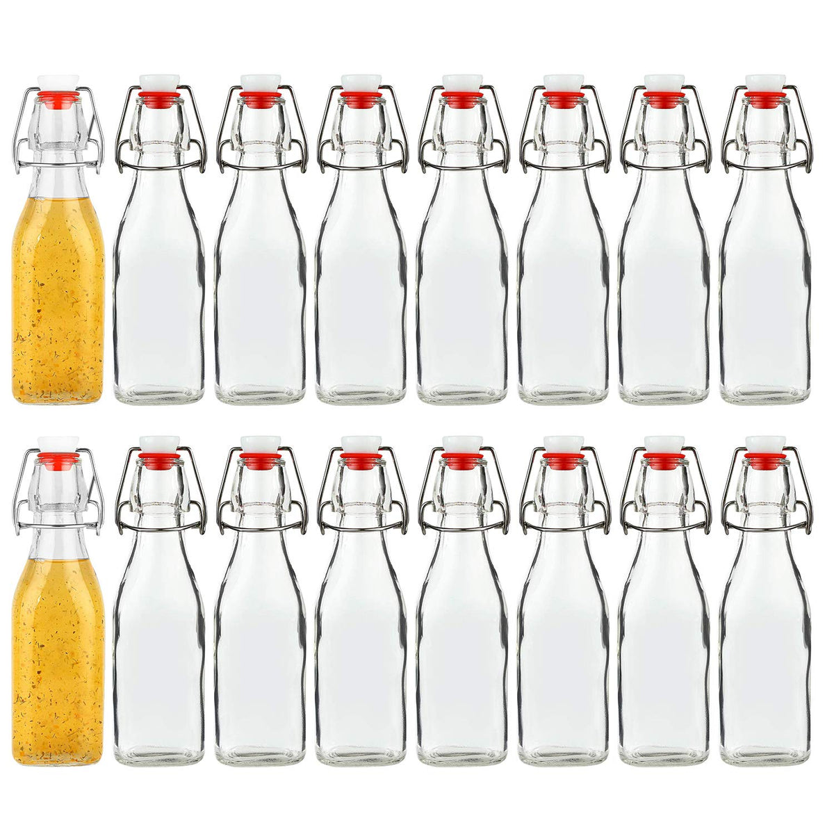 Encheng pack 16 bouteilles face avant, rangement compact et réutilisable