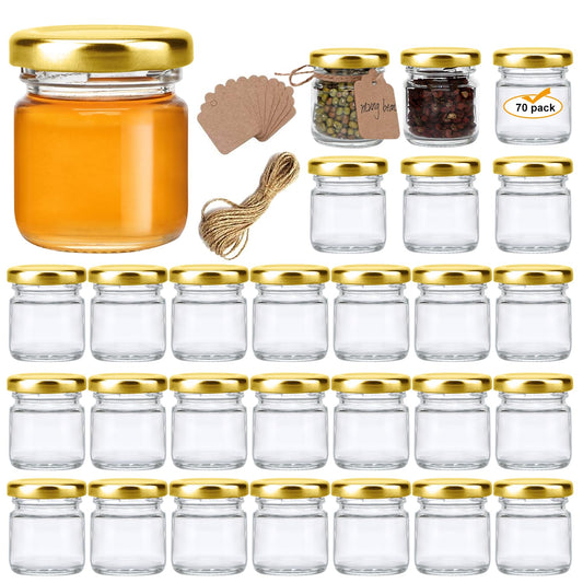 Encheng mini bocal face montrant forme et ouverture, pratique pour portions