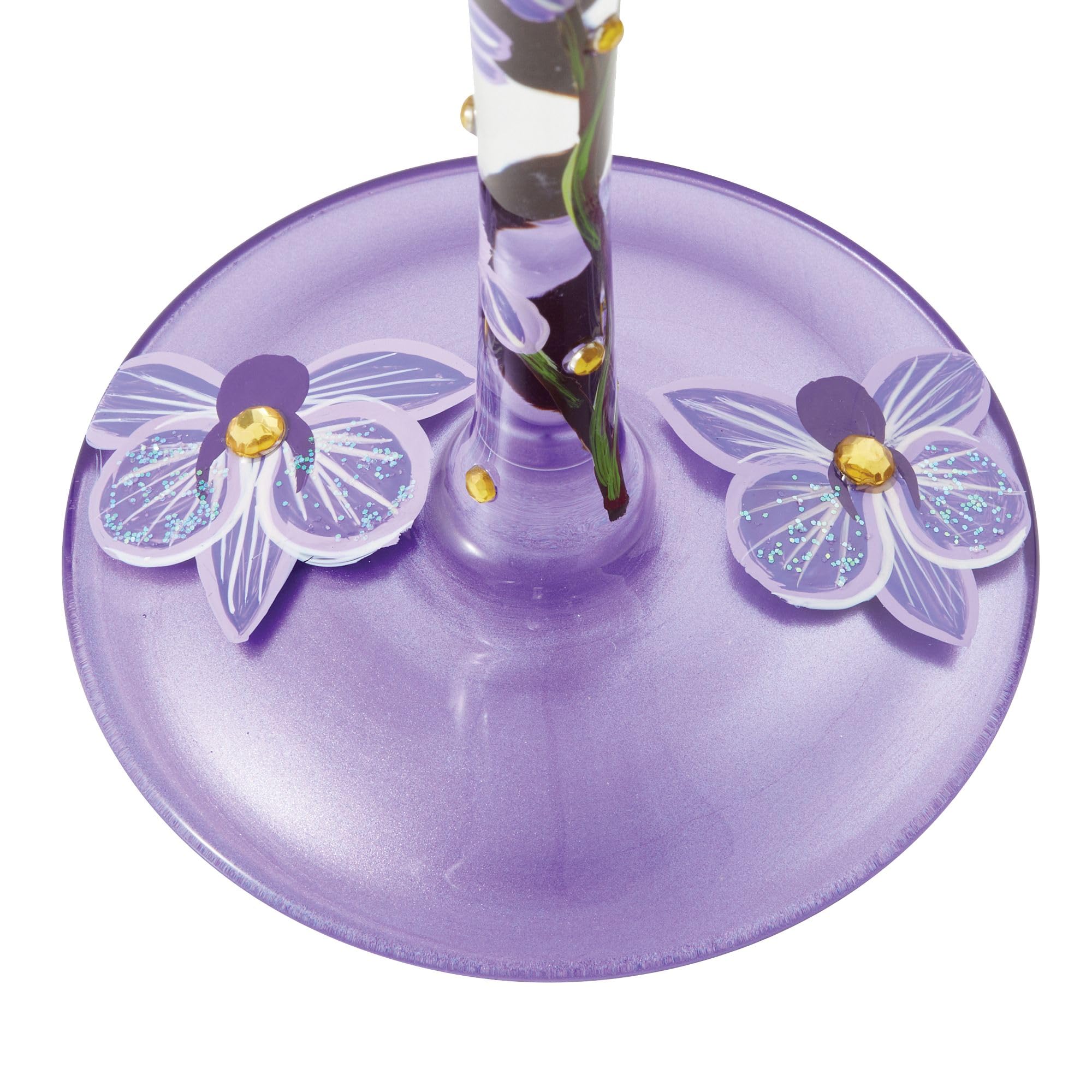 Enesco fond du verre avec recette imprimée, utile pour cocktails
