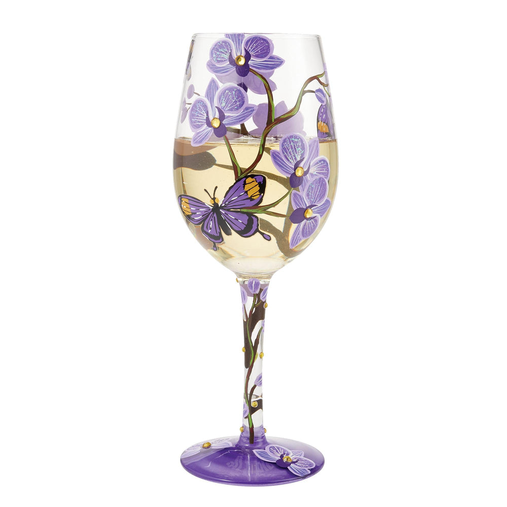 Enesco détail cristaux et ailes dorées ajoutant brillance et raffinement