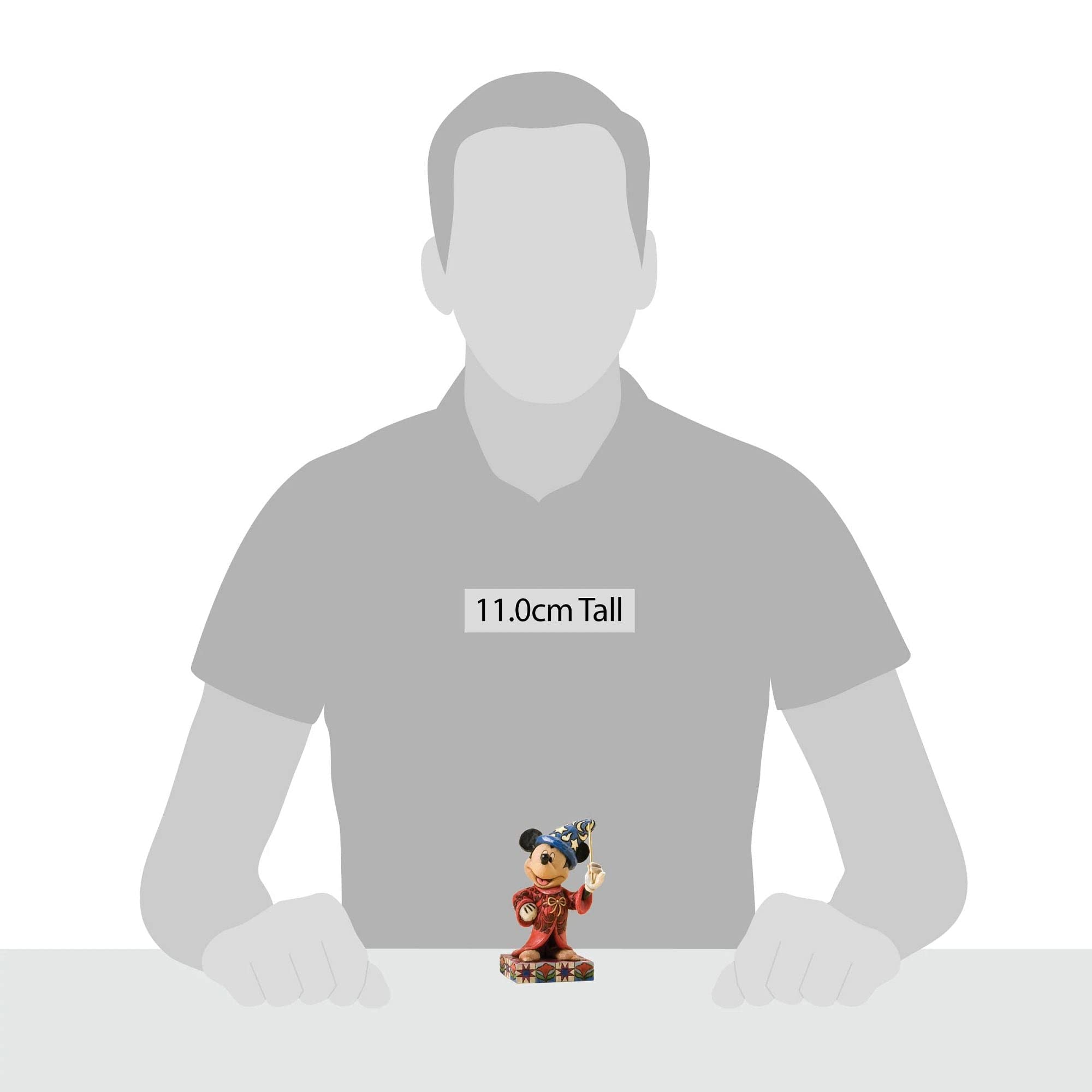 Enesco Sorcerer Mickey comparaison taille pour intégration facile