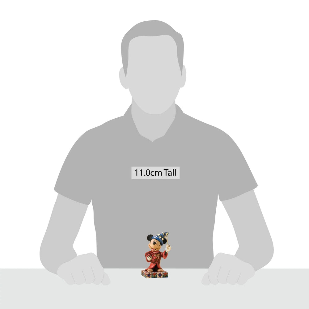 Enesco Sorcerer Mickey comparaison taille pour intégration facile