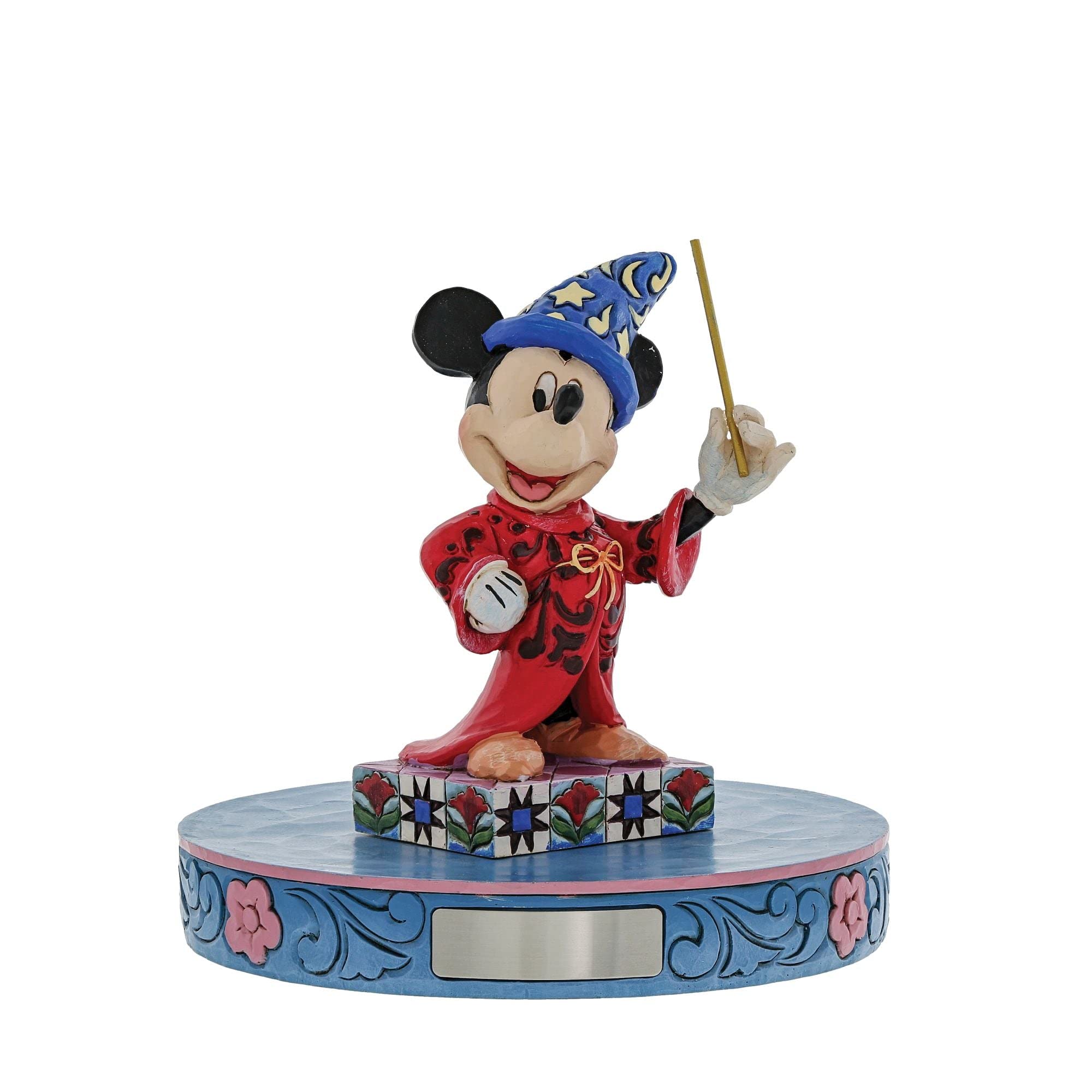 Enesco Sorcerer Mickey en scène salon crée ambiance féerique