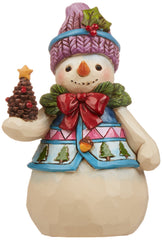 Enesco Jim Shore vue de face montrant l’expression charmante et la finition artisanale