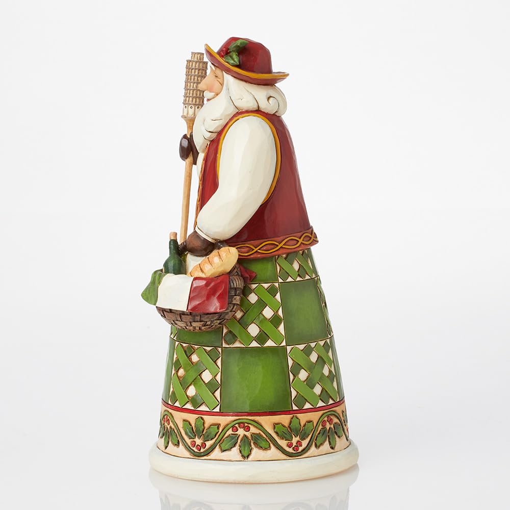 Enesco Jim Shore comparaison d'échelle montrant taille compacte et placement facile