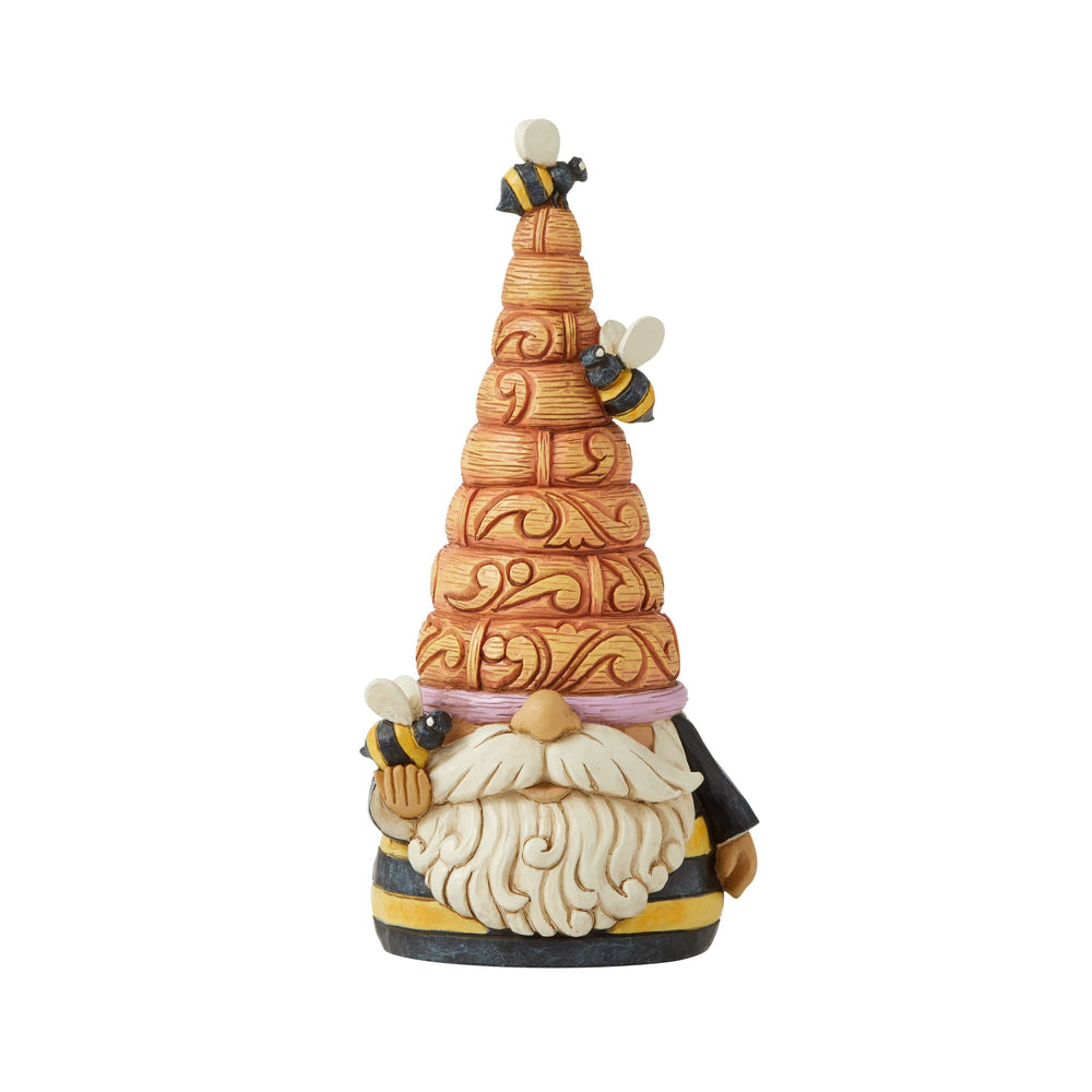 Enesco Jim Shore gnome abeille face montrant sourire chaleureux et décoration unique