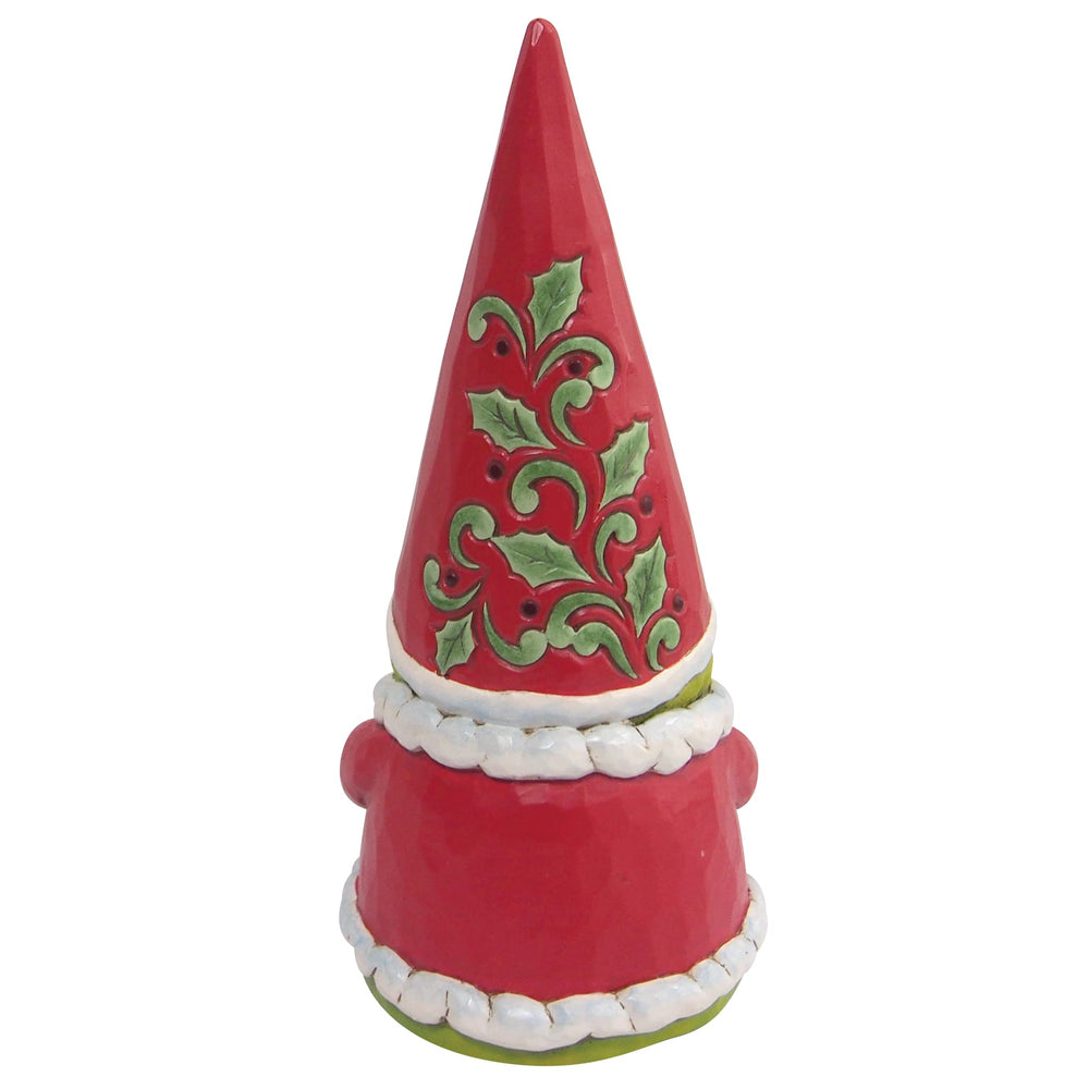 Enesco Jim Shore profil montrant chapeau décoré, accent décoratif distinctif