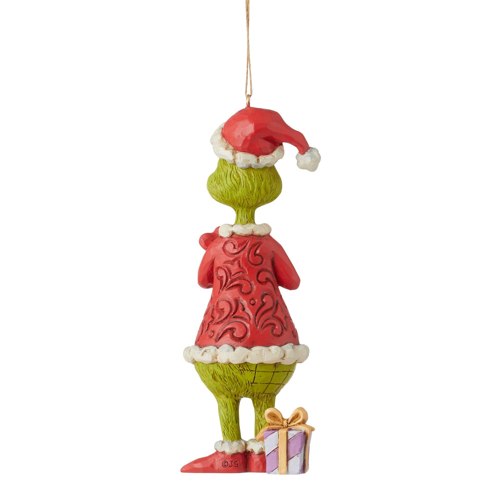 Enesco Jim Shore Le Grinch gros plan peinture à la main, souligne finition soignée