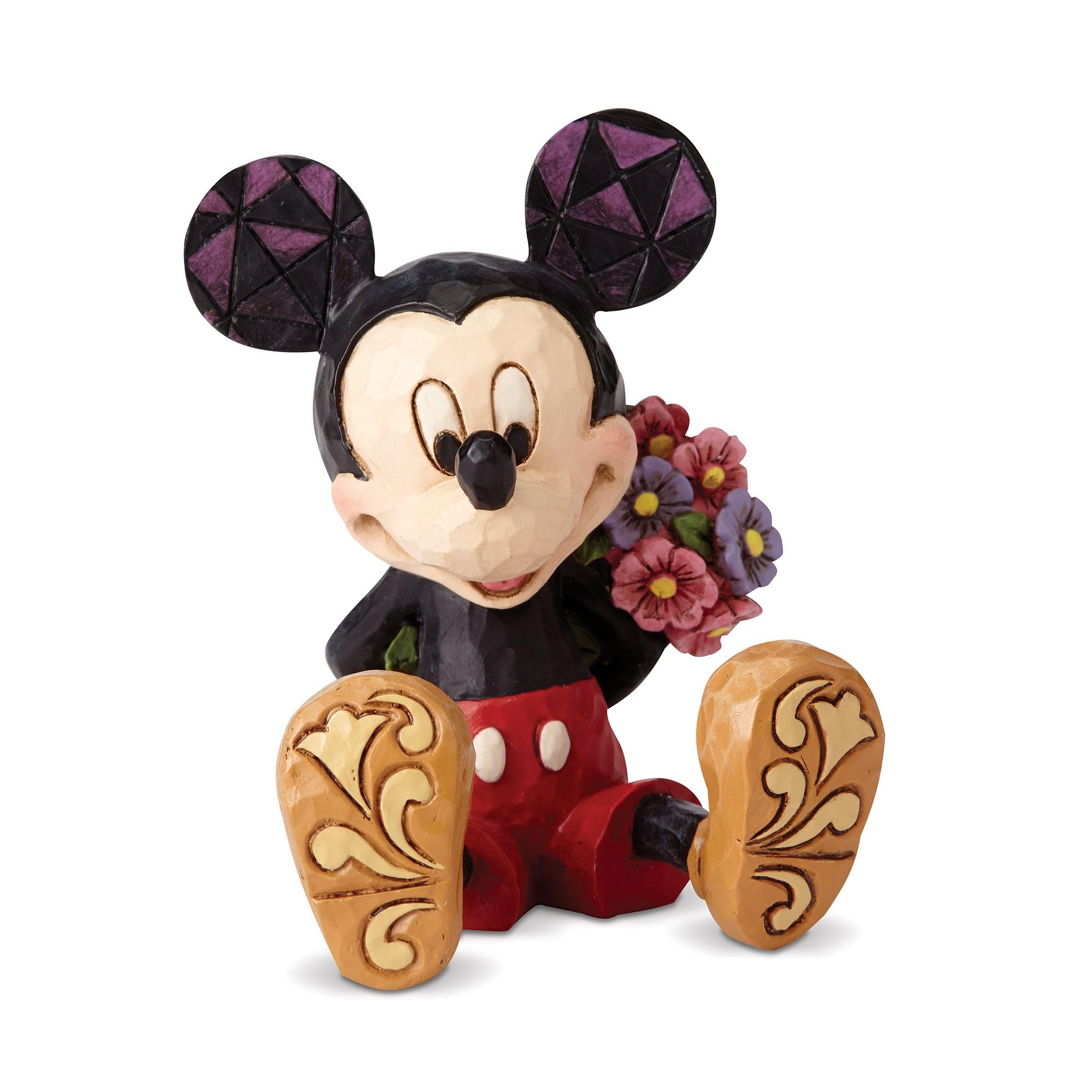 Enesco Mini Mickey vue frontale montrant expression charmante et finition décorative