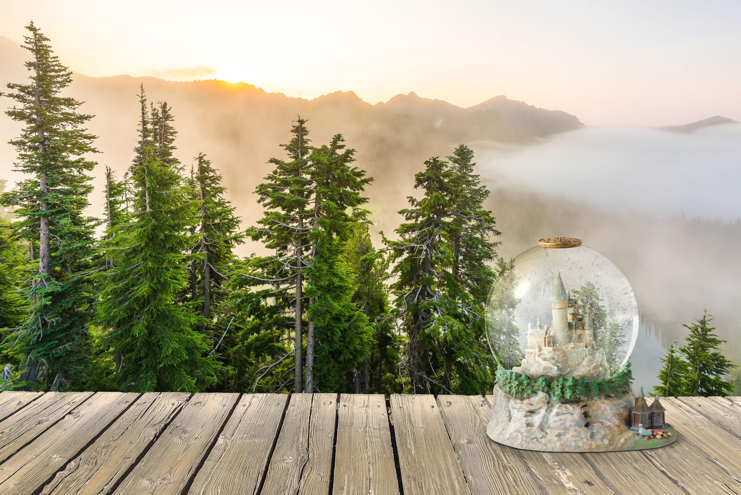 Enesco mise en scène sur étagère montrant l'usage décoratif dans une pièce